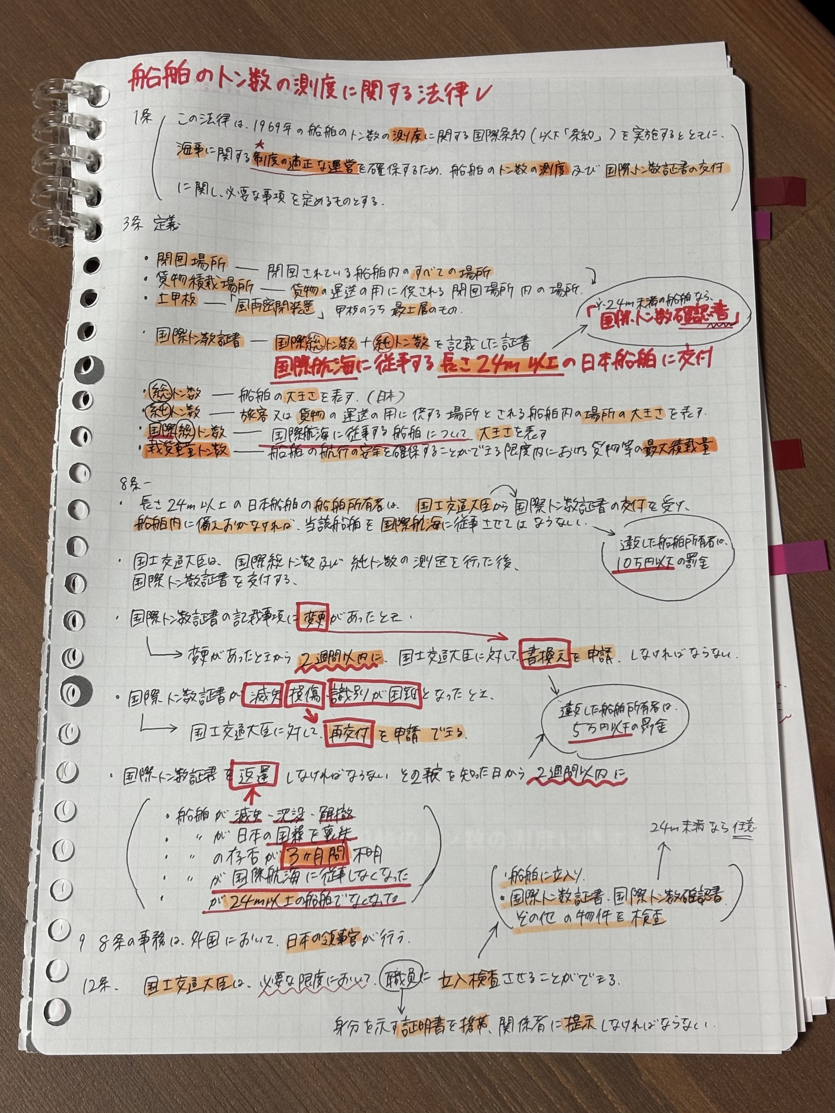 海事代理士の勉強方法（筆記試験編）｜もに