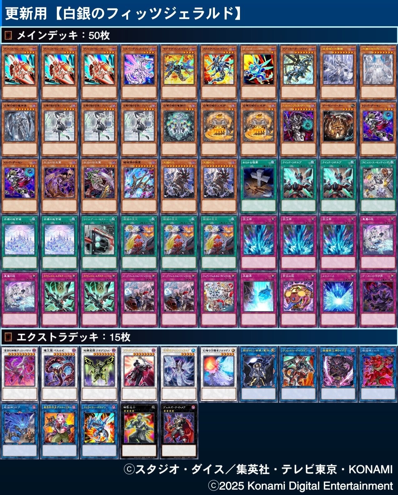 今年のデッキ2025 -スタンダード編-【遊戯王ひとりアドカレ2025 Day25