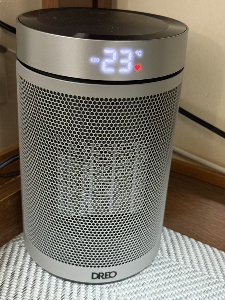 DREOセラミックヒーターで足元ぽかぽか｜小型 足元ヒーター・2025年冬