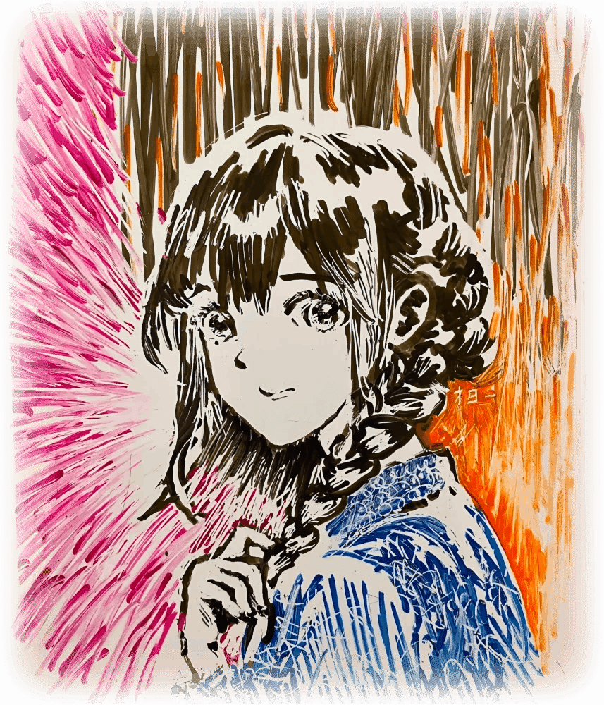 手描きイラスト】 練習34｜オヨー