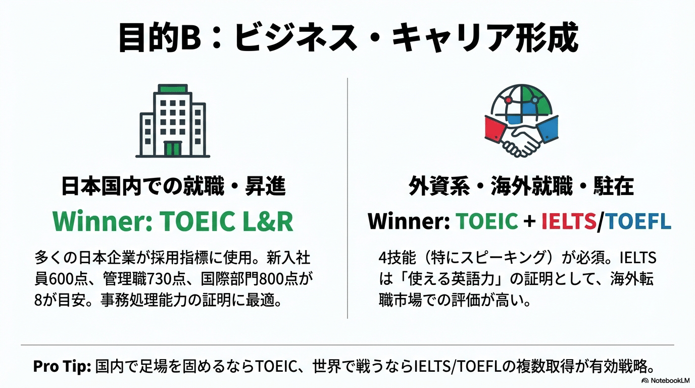 IELTS vs TOEFL vs TOEIC：あなたの目的に最適な英語試験はどれ？徹底