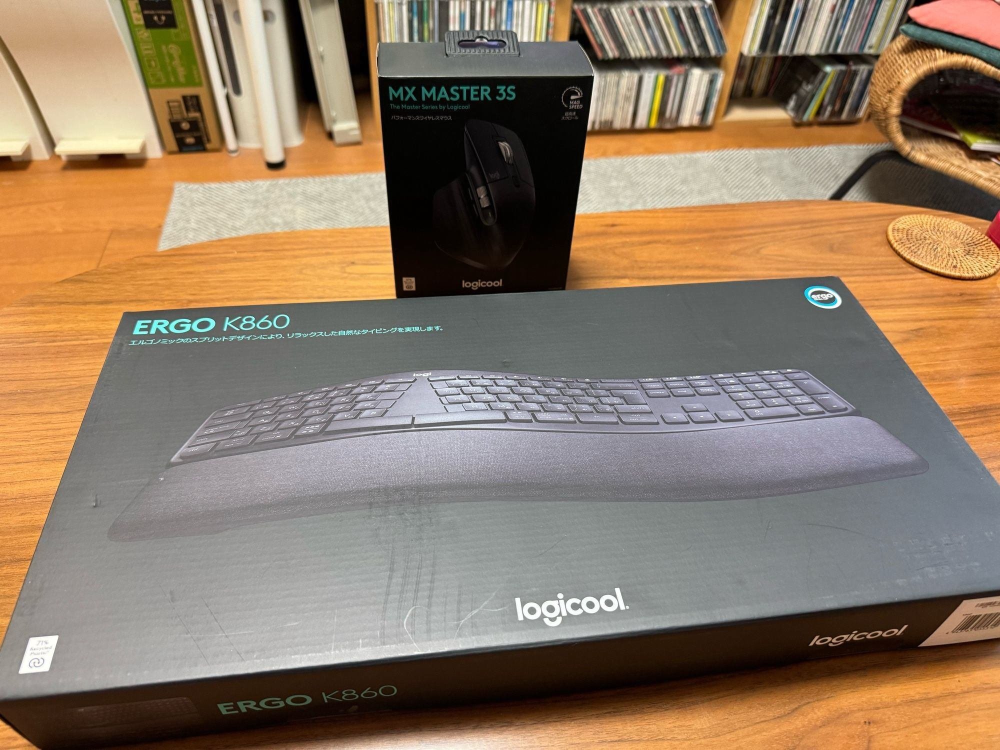 Logicool ERGO K860ワイヤレススプリットキーボードを試してみたら