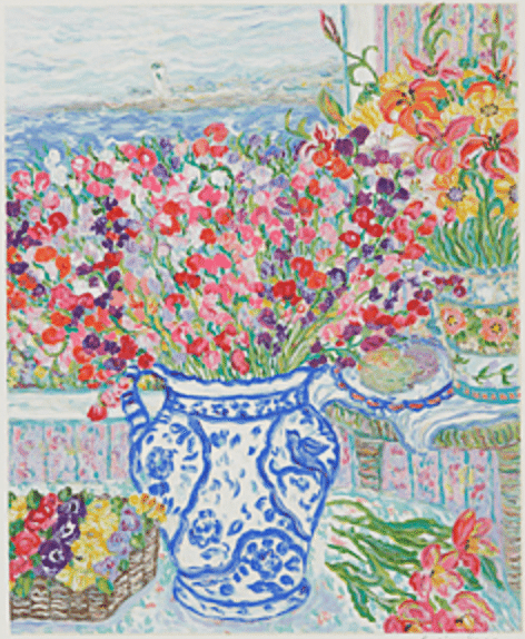 レスリー・セイヤー】 版画 / シルクスクリーン 「ファンタジー」 査定