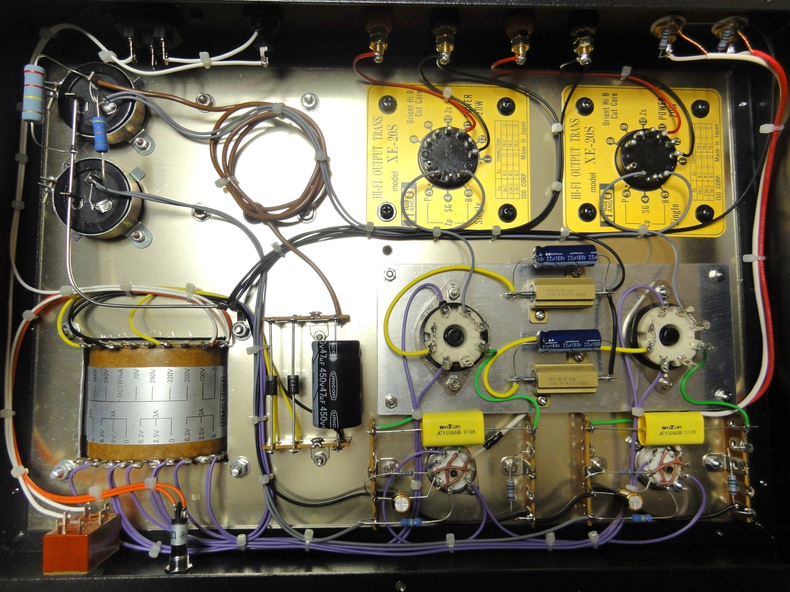EL34／6CA7シングルパワーアンプの製作｜ユウ＠WimTech