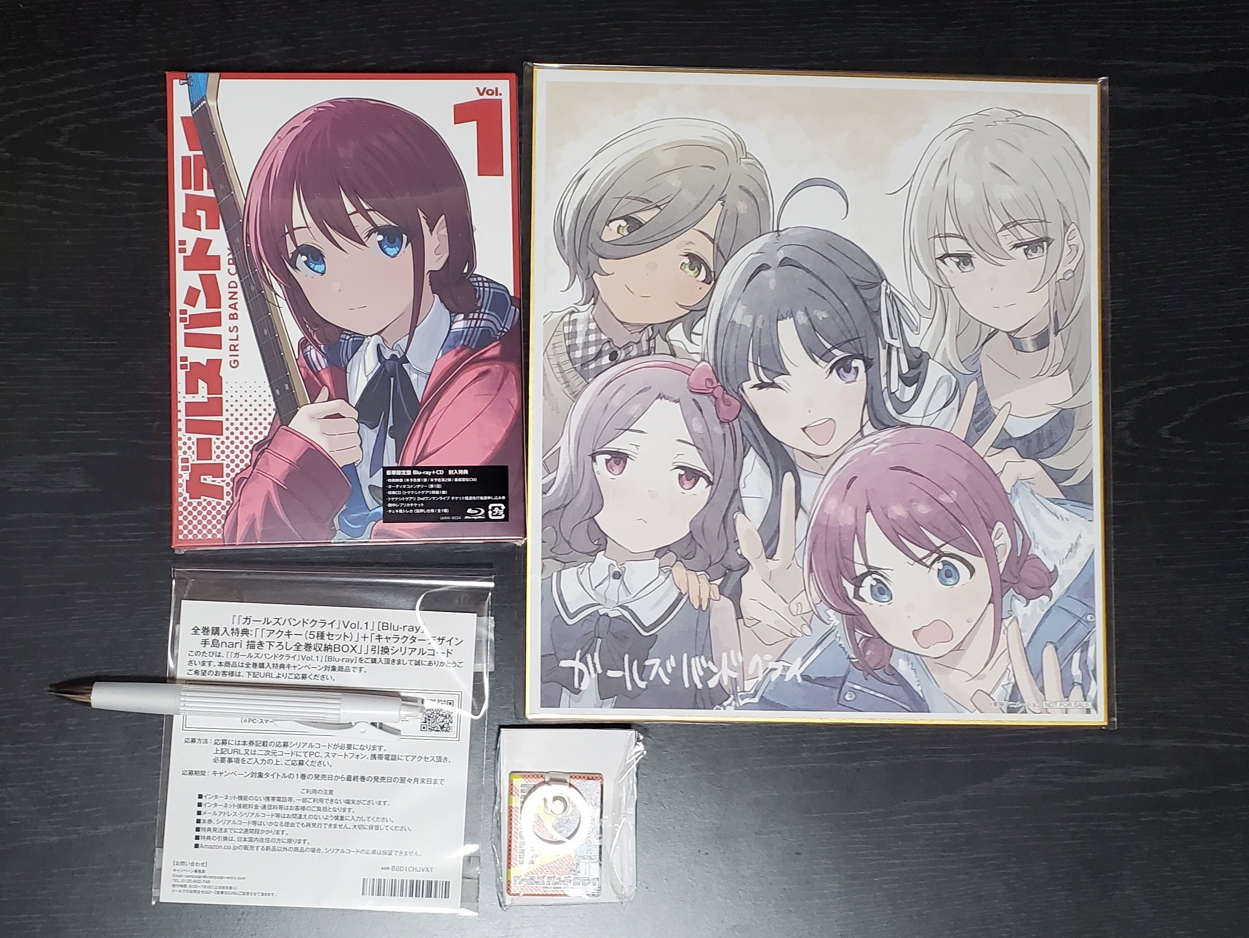 ガールズバンドクライ】Blu-ray Vol.1購入！桃香さんのサイン入り劇中