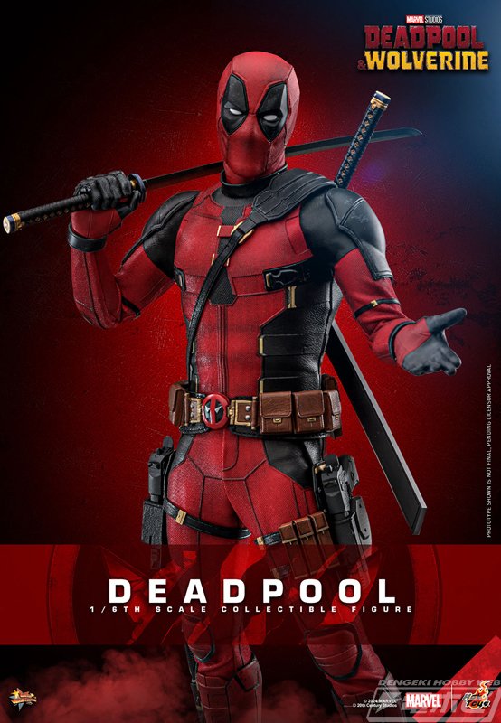 ホットトイズから、映画『デッドプール＆ウルヴァリン』のデッドプール