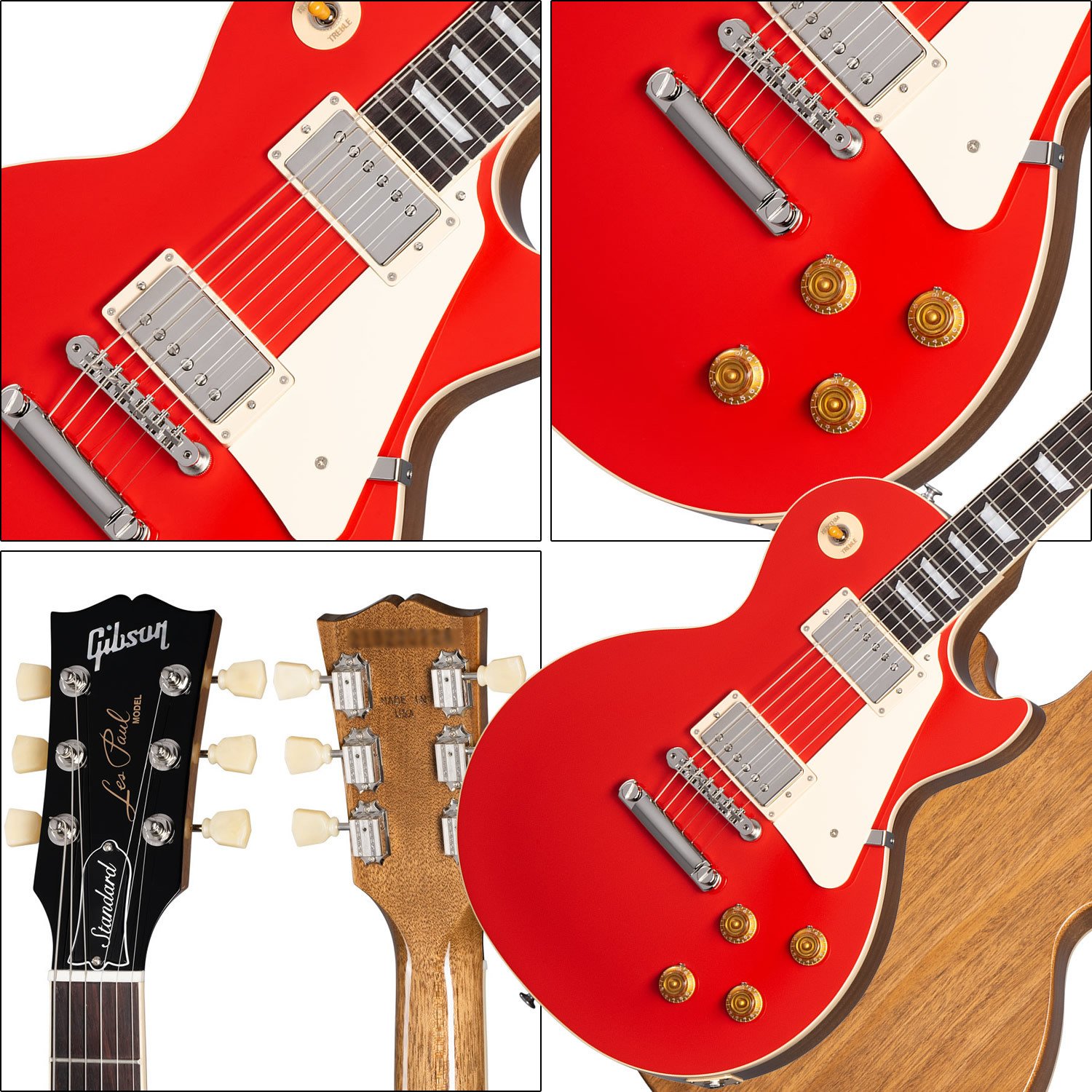 映えなら赤！カーディナルレッドTOPのギブソン・レスポール