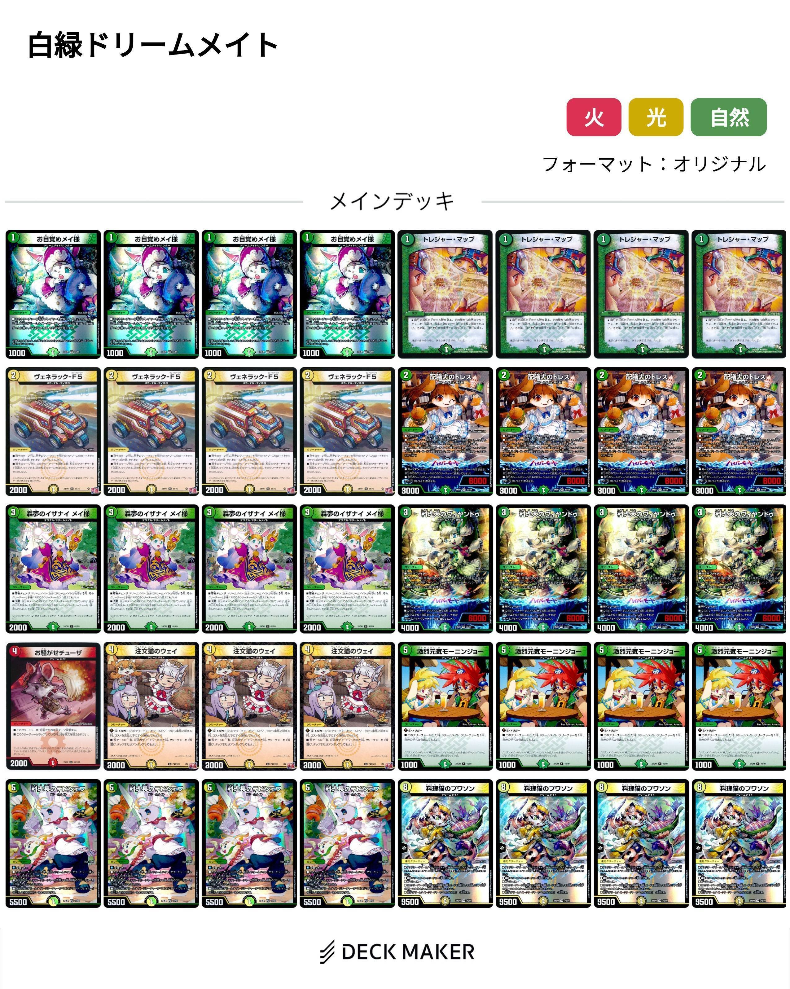 白緑ドリームメイト研究結果｜fanction