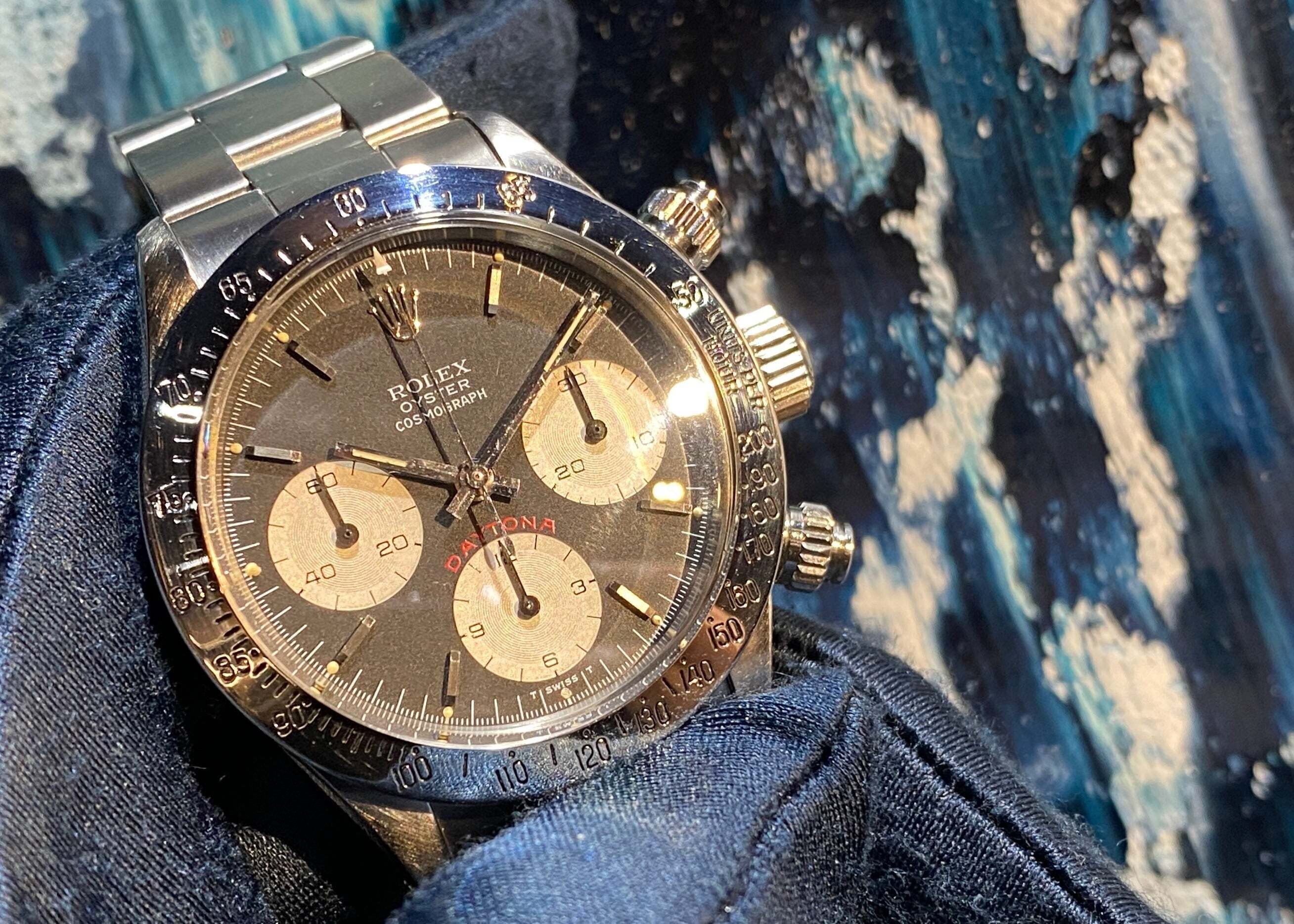 黒文字 ビッグレッド入荷！！ ロレックス 手巻きデイトナ 6265 84年