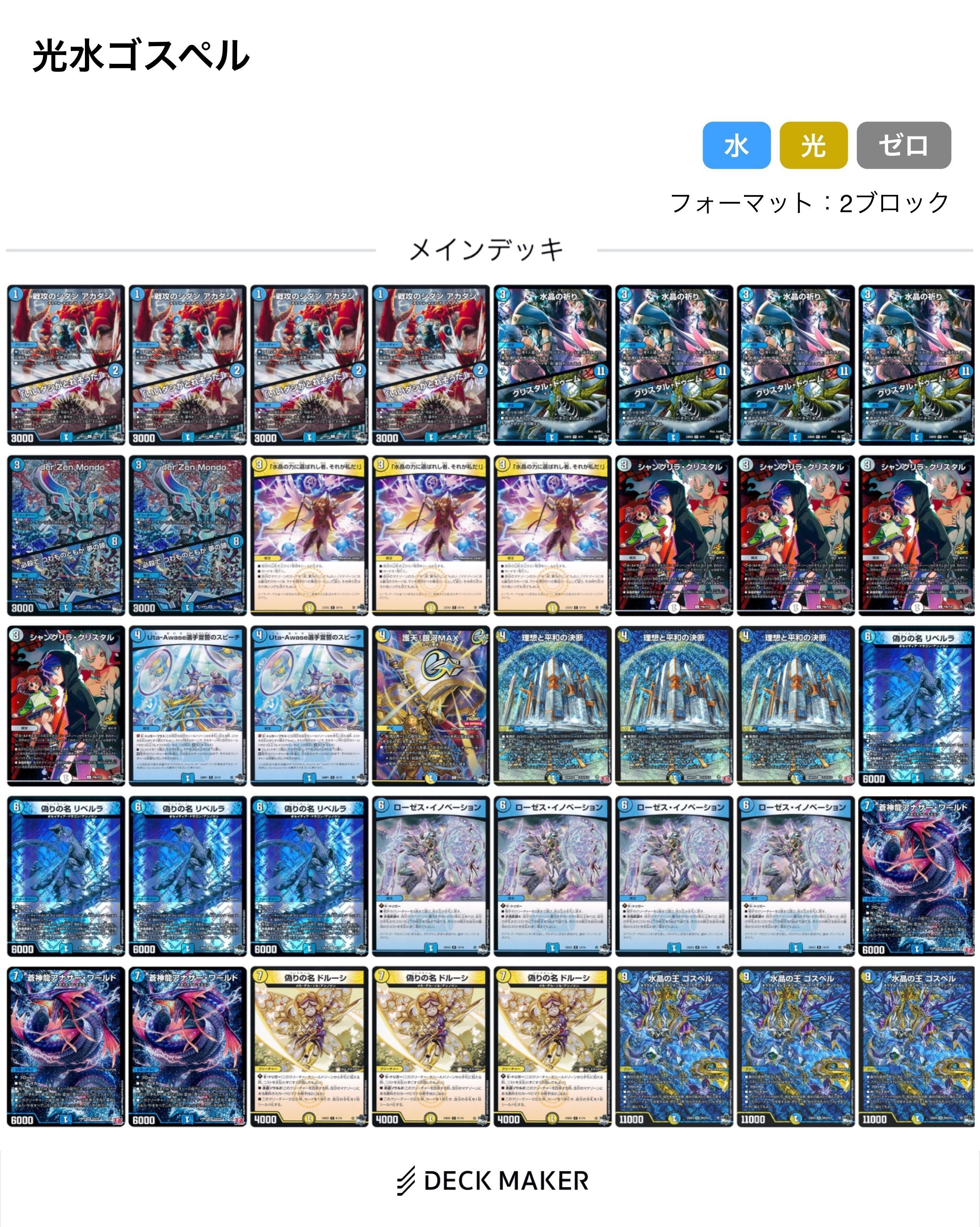 DTL第5節&店舗予選直前！ デュエルマスターズ2ブロック 王道・アビス