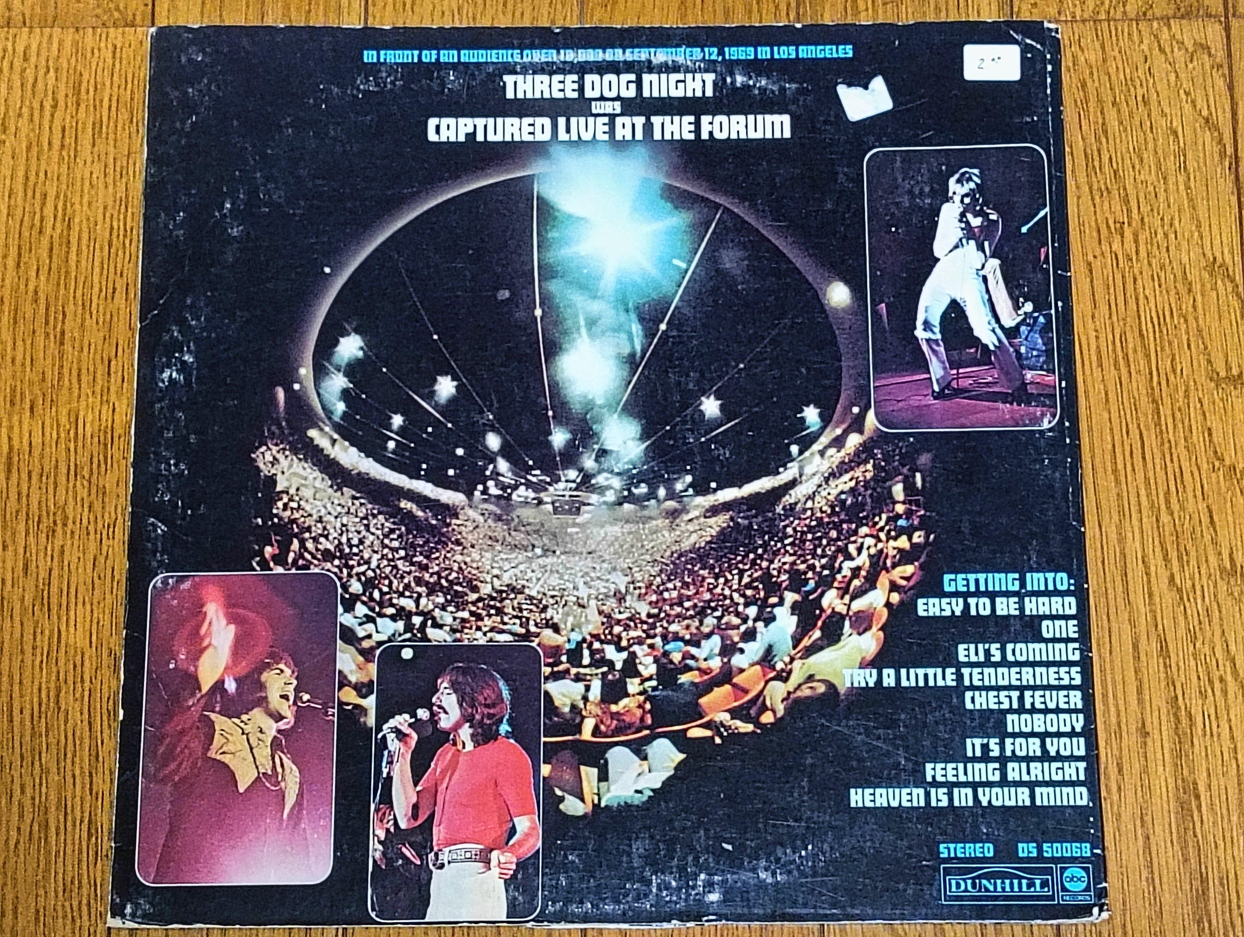 Captured Live at the Forum】(1969)Three Dog Night 人気急上昇中の