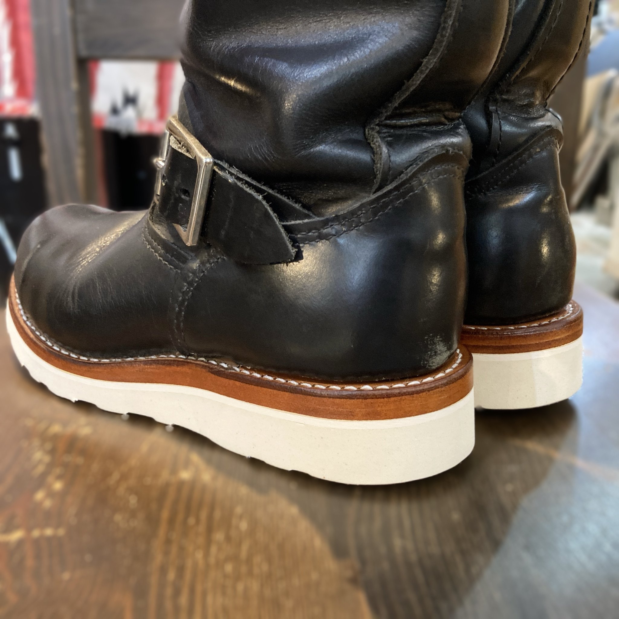 Resole/ソールカスタム】Red Wing#2268 Engineer Boots｜CREA Repair