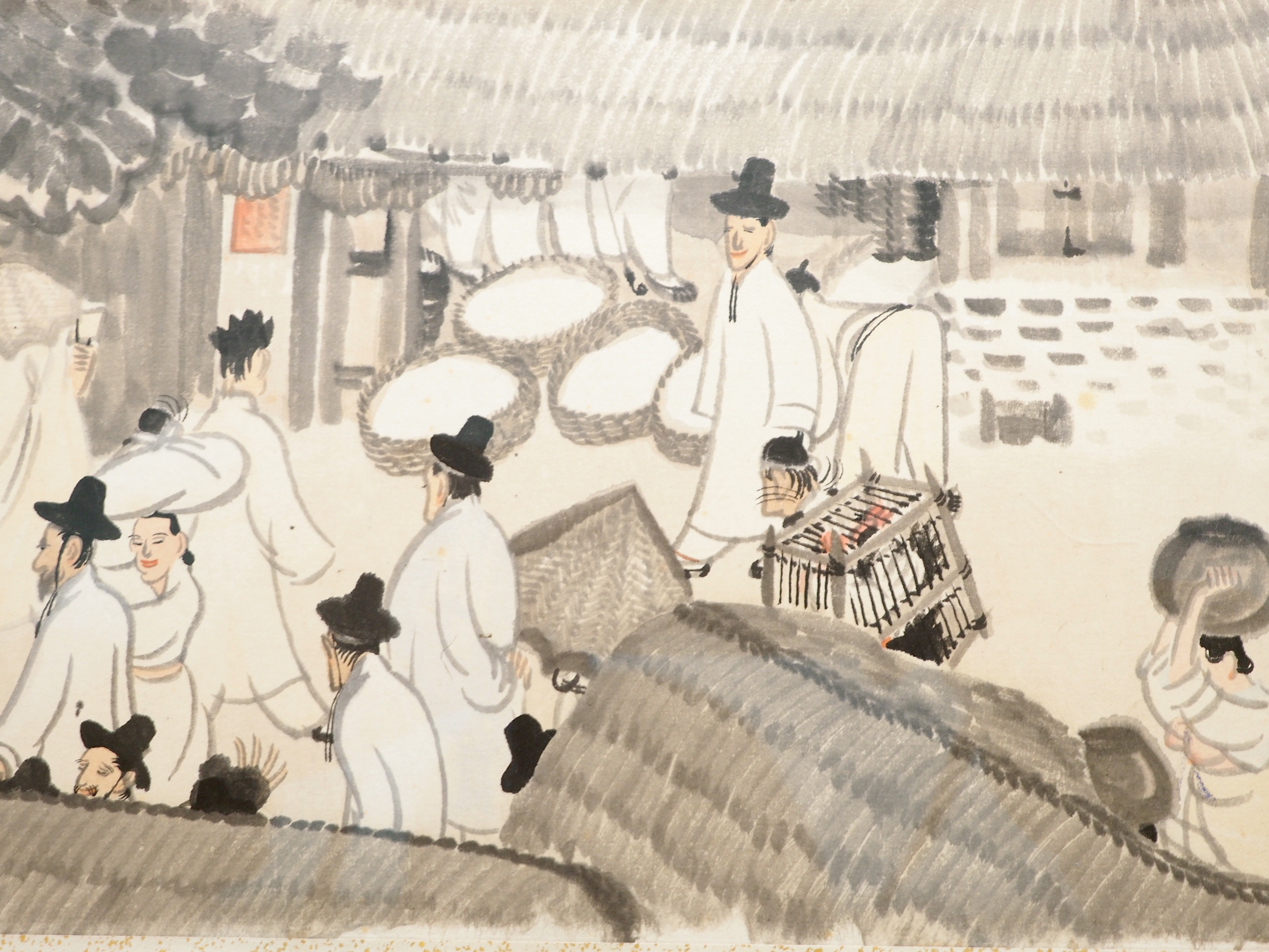 大正時代に前田青邨が歩いて描いて書いた朝鮮半島の風景…《朝鮮之巻