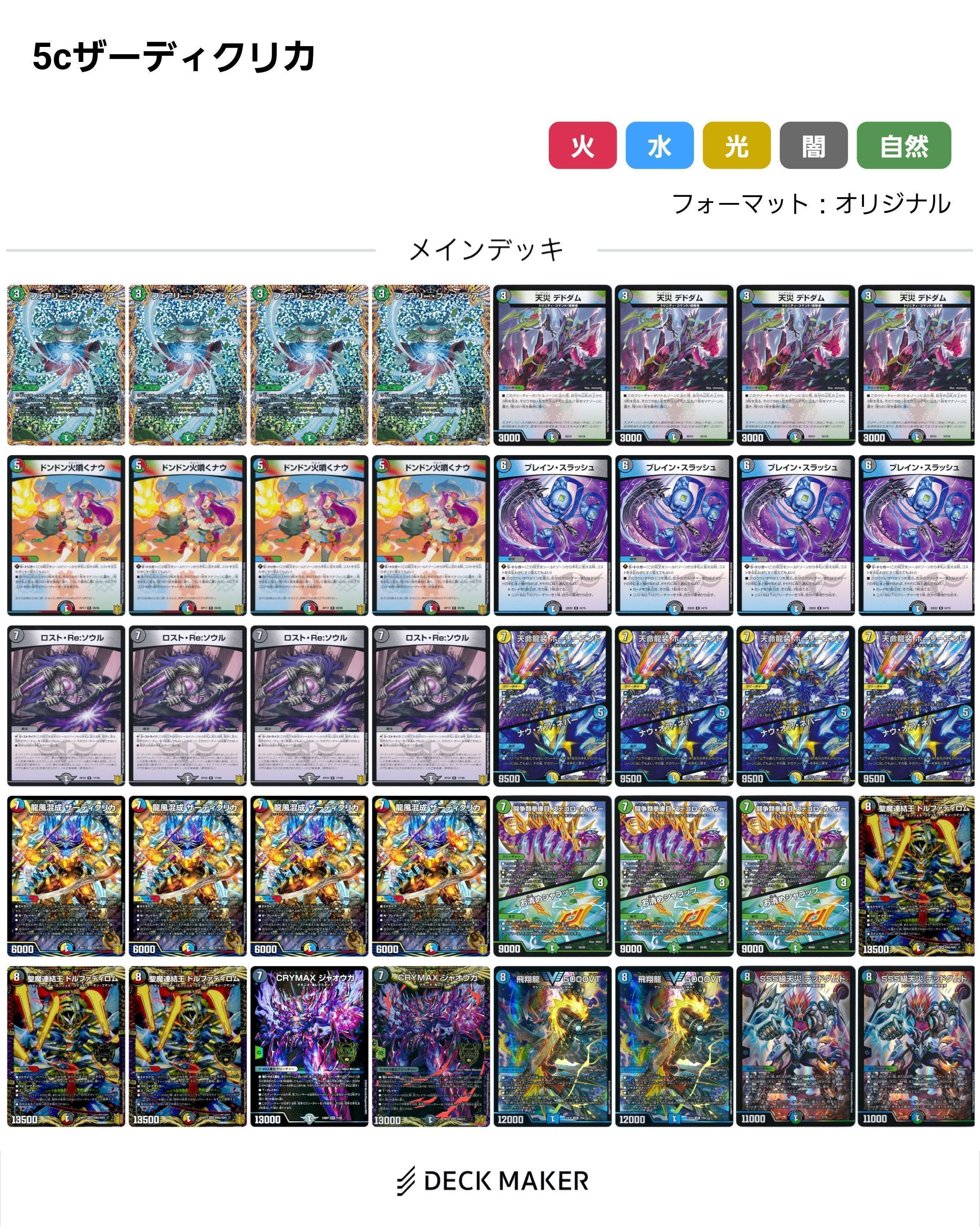 ネバーを失った後の5cザーディクリカ｜D