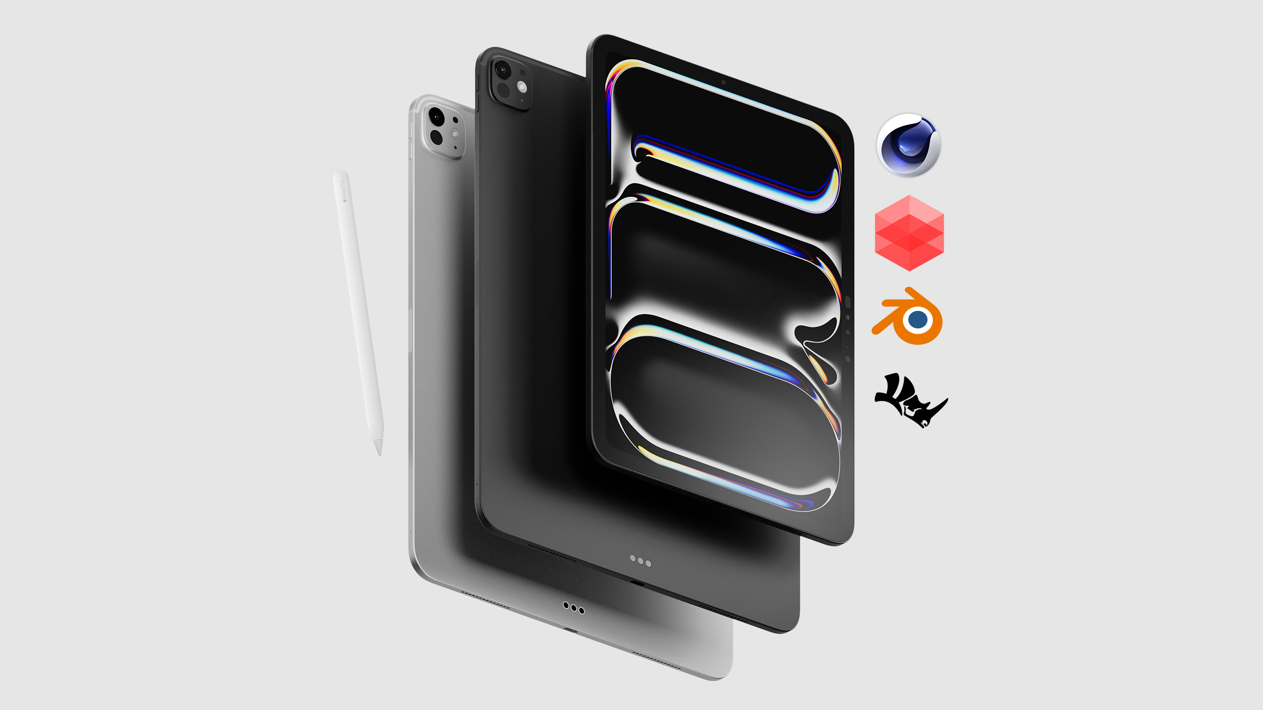 Apple M4 iPad Pro and Pencil Pro - Superhive (formerly Blender Market)