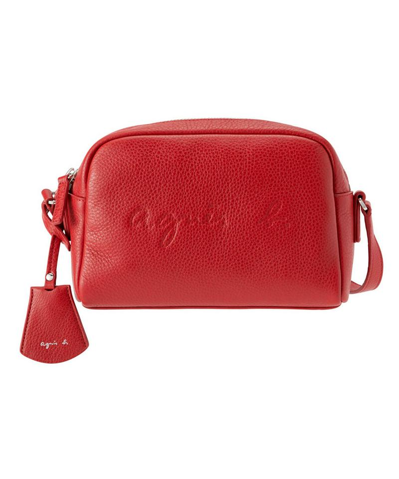 agnes b.(アニエスベー)の「NS03－03 エンボスロゴショルダーバッグ