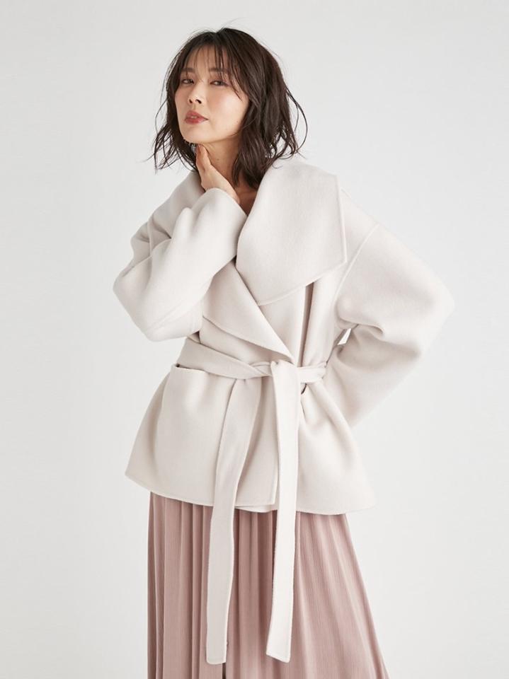 FRAY I.D(フレイ アイディー)の「2wayフードショートリバーコート