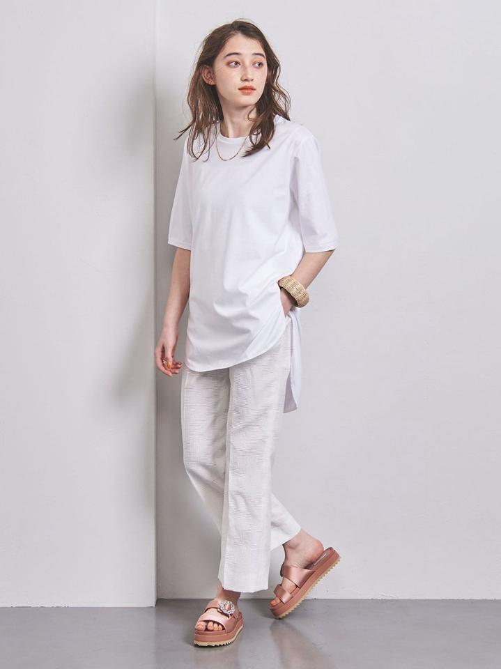 UNITED ARROWS サテンビジューサンダル サテン ビジュー クロス サンダル