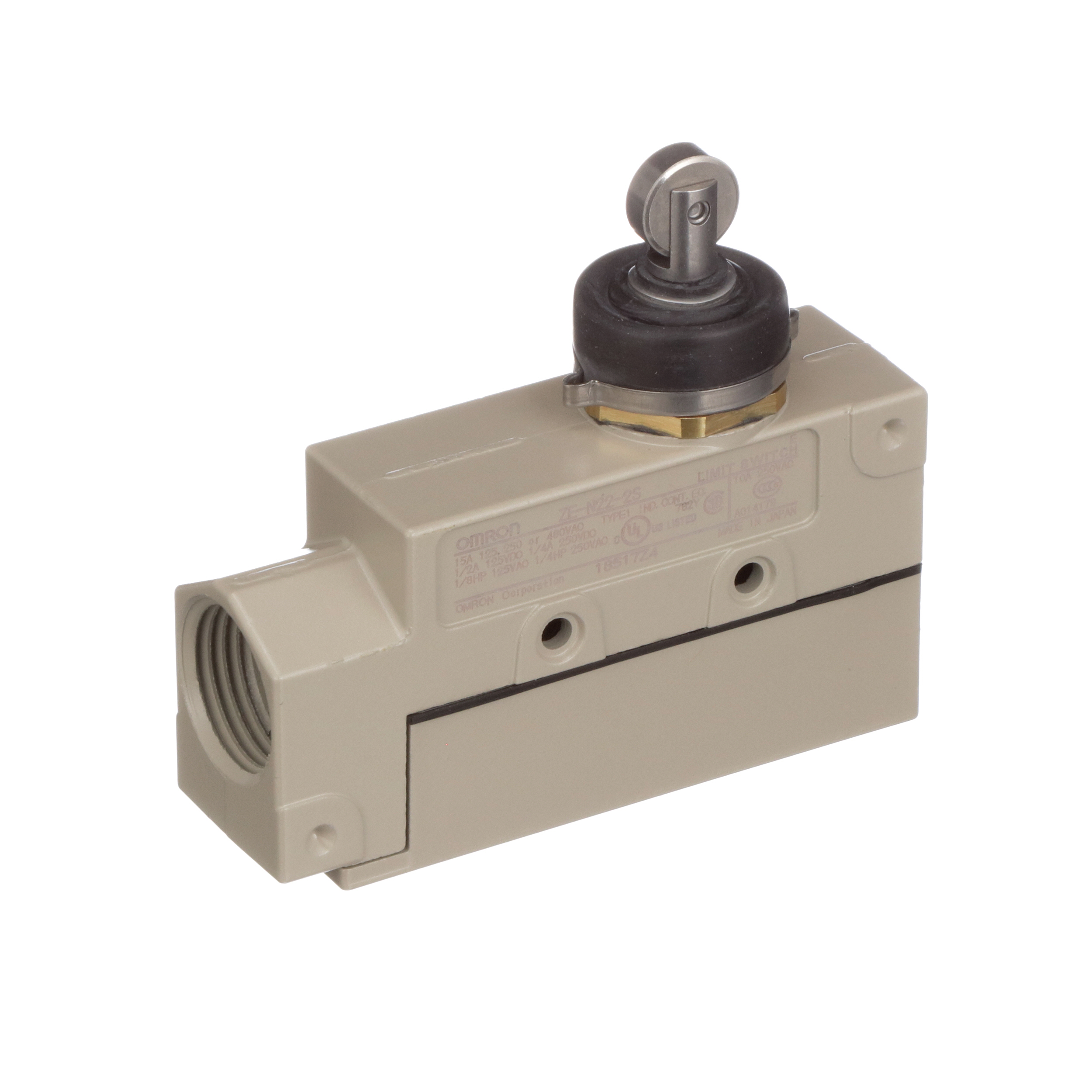 Omron Automation ZE-N22-2S Limit Switch, 15 A, 125 VAC, Rugged