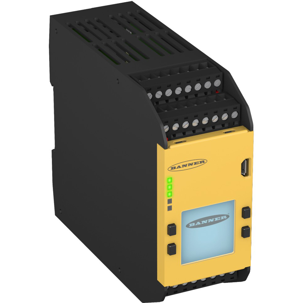 Banner Engineering XS26-2DE Safety Controller, 26 Input, 2 Outputs