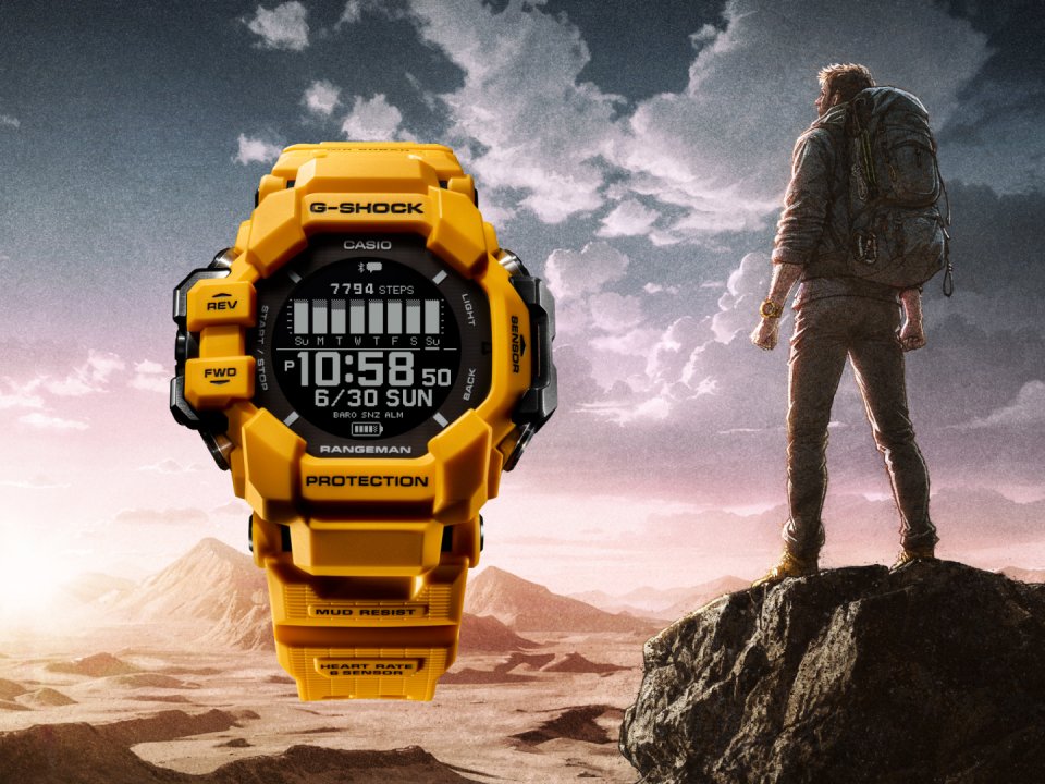 G-SHOCKから心拍計とGPSを搭載したサバイバル仕様の「RANGEMAN」登場