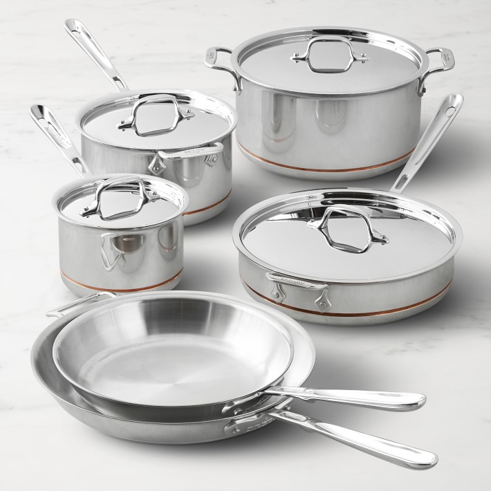 All-Clad Copper Core® 10-Piece Cookware Set | Williams Sonoma