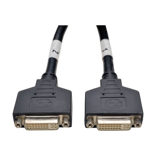 DMS-59 to Dual DVI Splitter Y Cable (M to 2x DVI-I F), 1 ft. | Eaton
