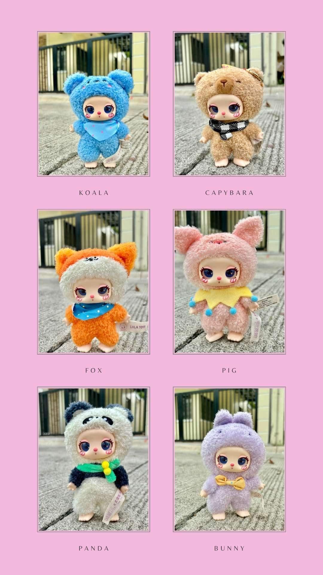 Liila Toys Zoo Plush – Astrid & Rose