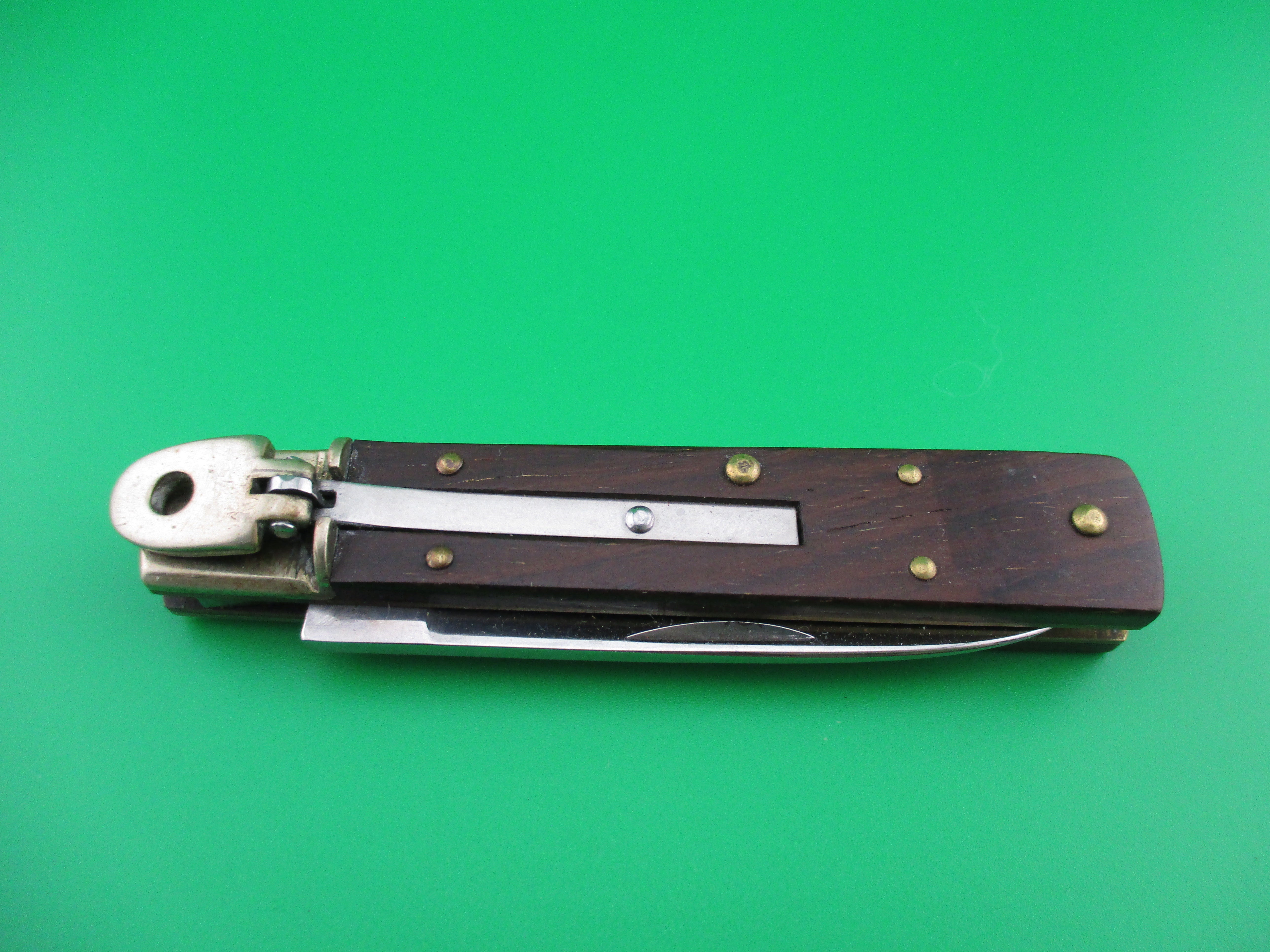 z Hubertus 9cm German short slimline Wood scales switchblade