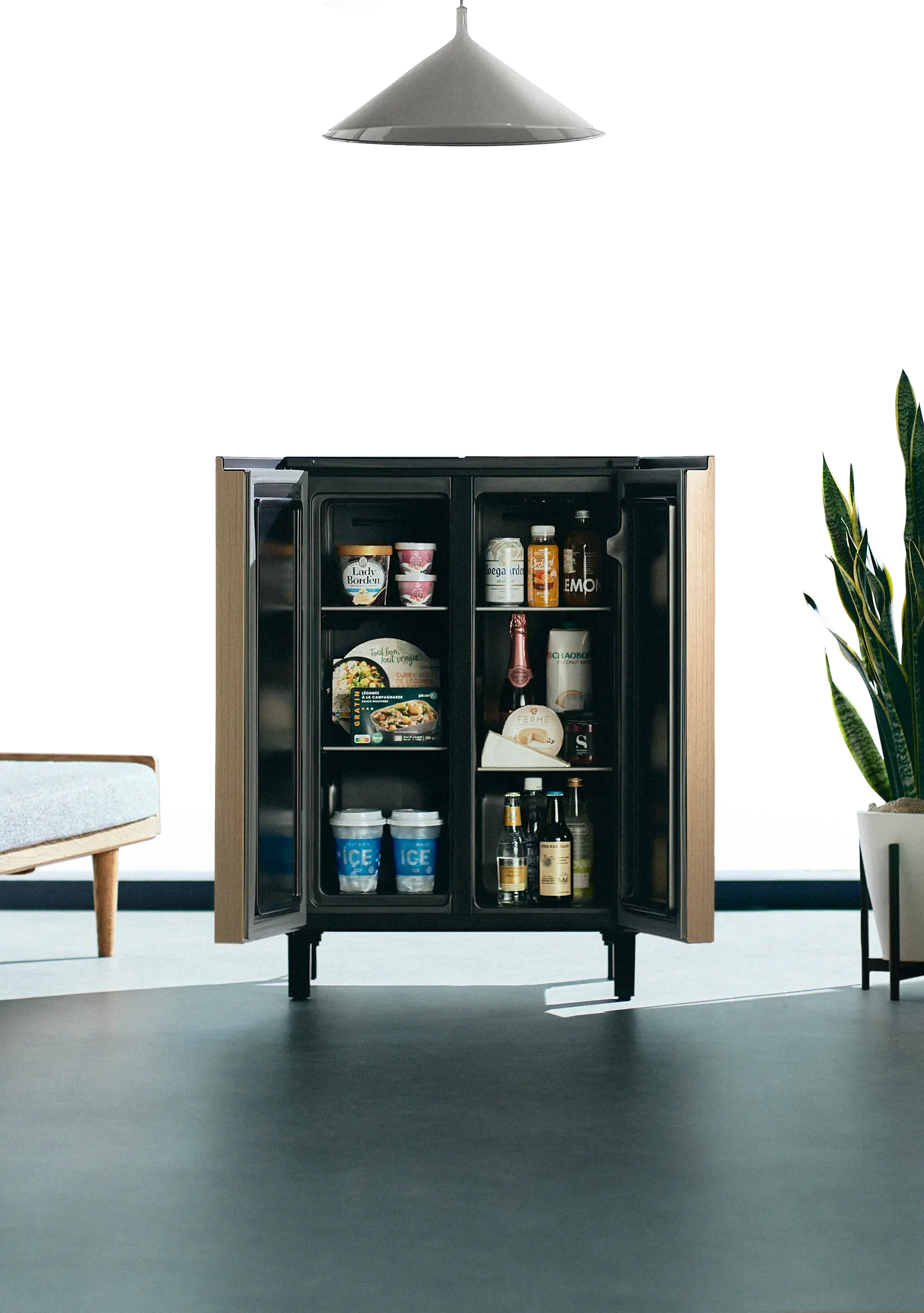 AQUA 家具冷蔵庫「LOOC」｜アクア株式会社（AQUA）