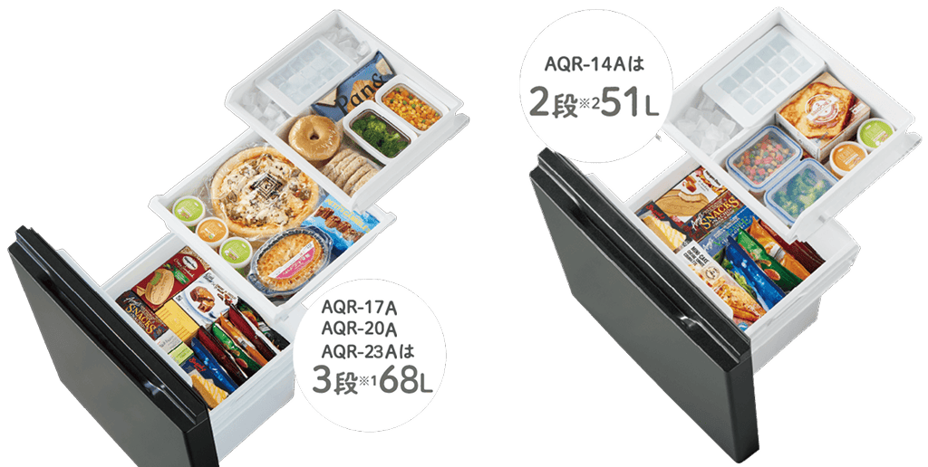 冷凍冷蔵庫 シンプル・プラス｜AQUA（アクア）