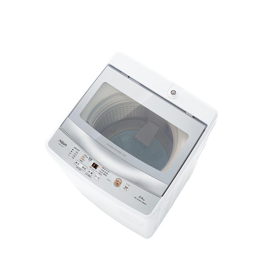 30日迄！送料無料☆2020☆AQUA 5kg 洗濯機【AQW-S50HBK】
