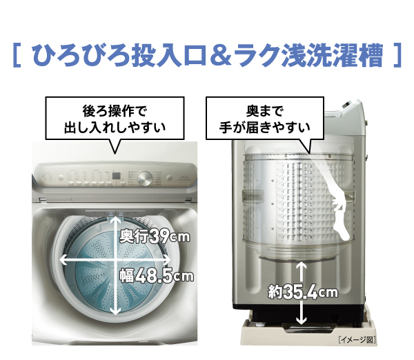 AQW-VB16P | 容量16kg | 全自動洗濯機 | アクア株式会社（AQUA）