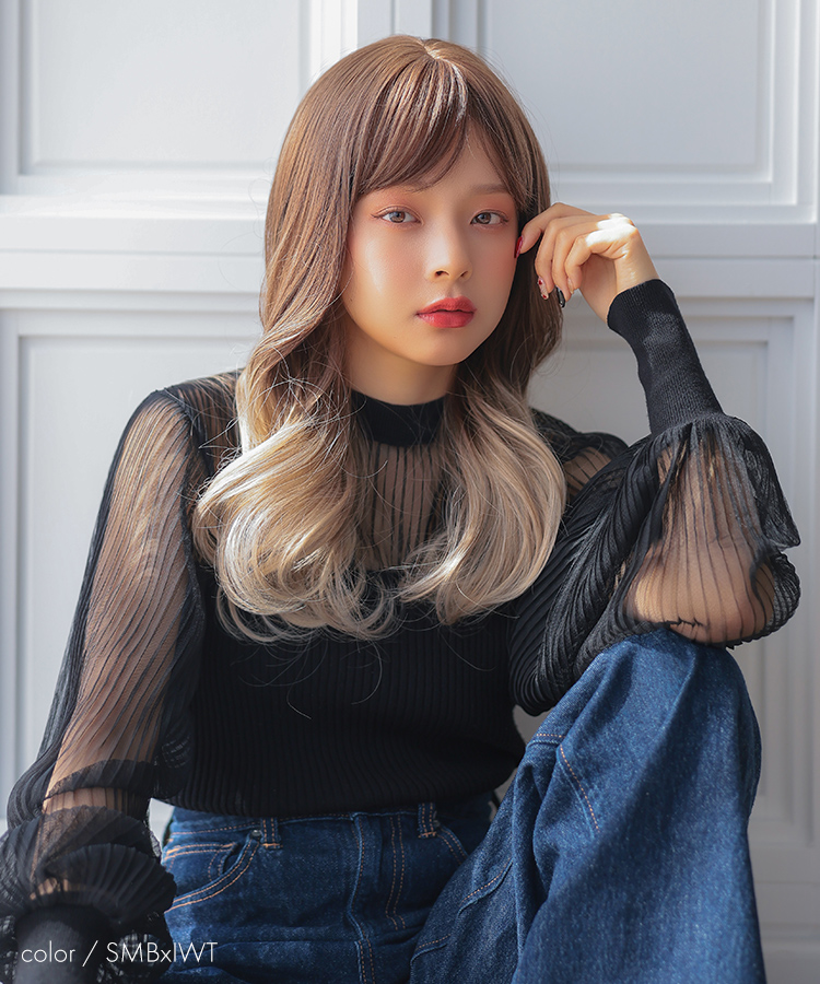 ウィッグ ロング/チャーミングロング [wg342]