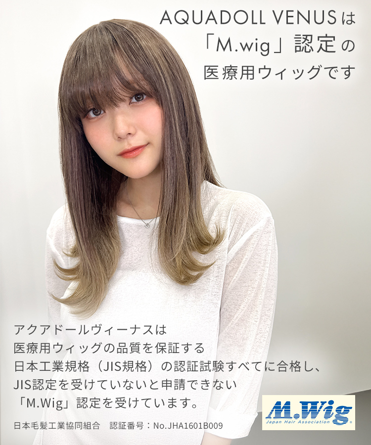 医療用ウィッグ ミディアム/ヴィーナス バレイヤージュ フリックミディ