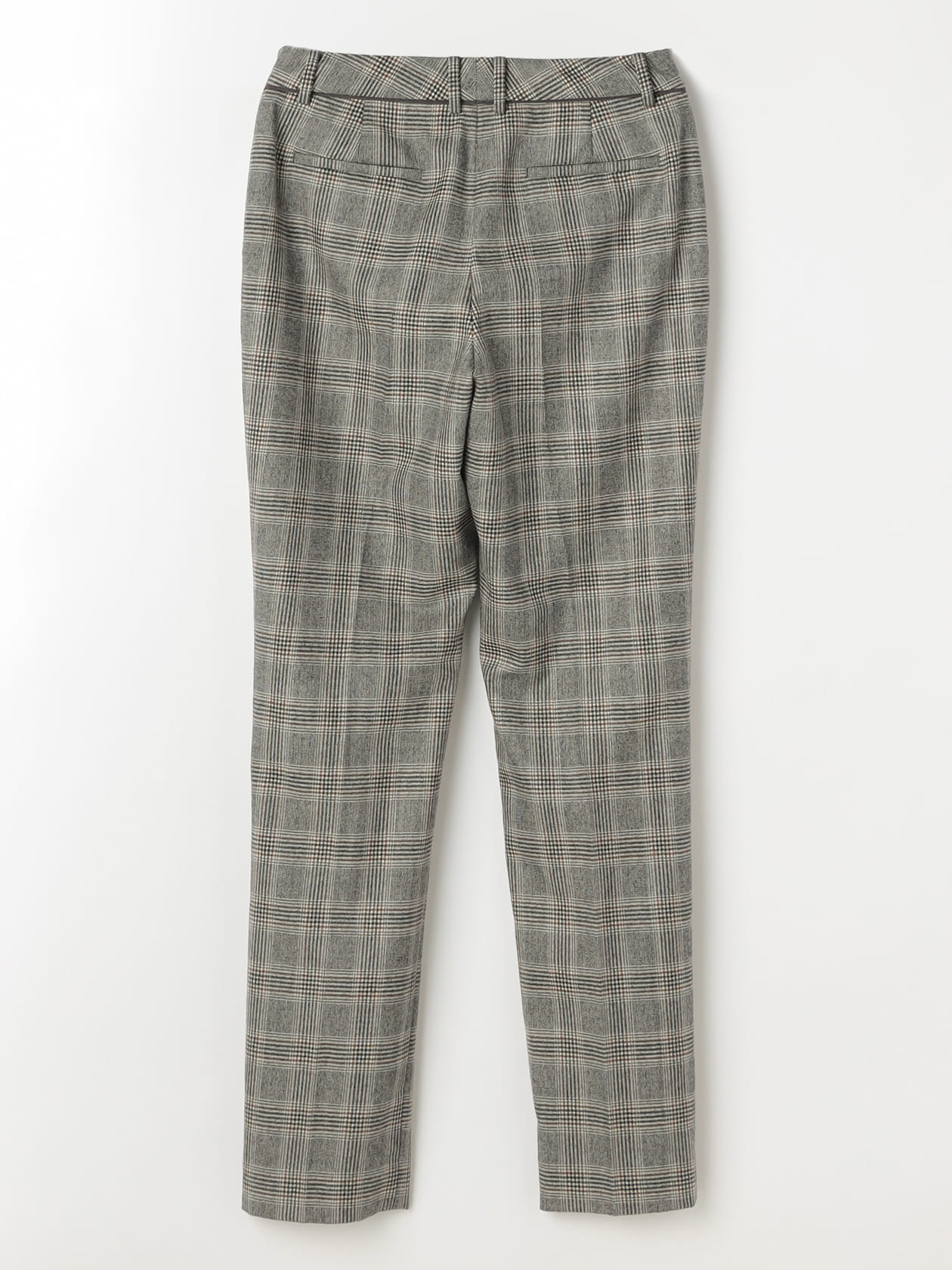 グレンチェック テーパードパンツ