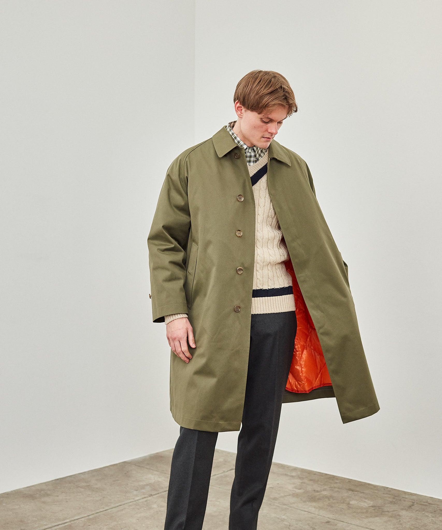 ANNIVERSARY ITEM 】SINGLE RAGLAN Ⅸ FR SATEEN W/ LINER / OLIVE – A