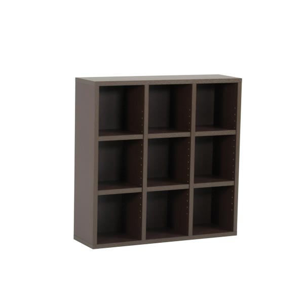 マガジンラック 収納上手｜H-001 3×3/D22 木目｜0000a01364 - オーダー