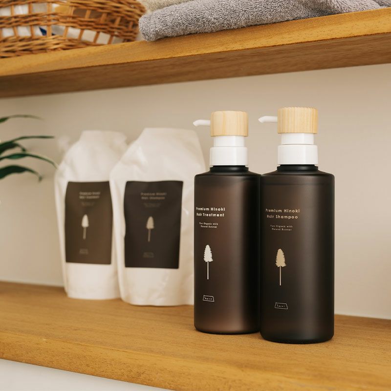 年齢髪をふんわりと [haus]プレミアムヒノキ ヘアシャンプー/ヘア