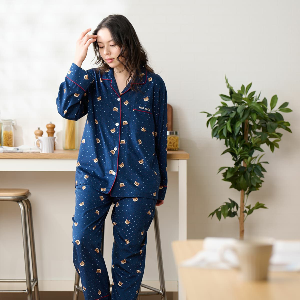 ヌネットとドット サテンパジャマ | 【公式】ポール アンド ジョー