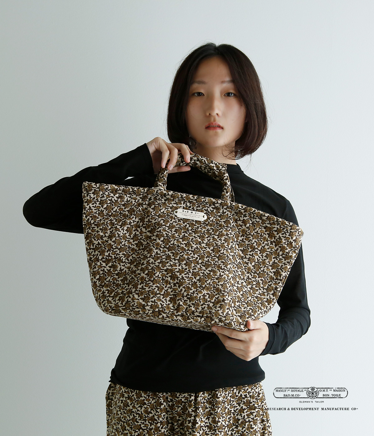 R & D.M.Co- オールドマンズテーラー オールドブルー マルシェ バッグ