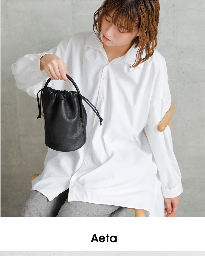 Aeta アエタ DA110 HANDLE POUCH S ディアレザー ハンドル ポーチ S