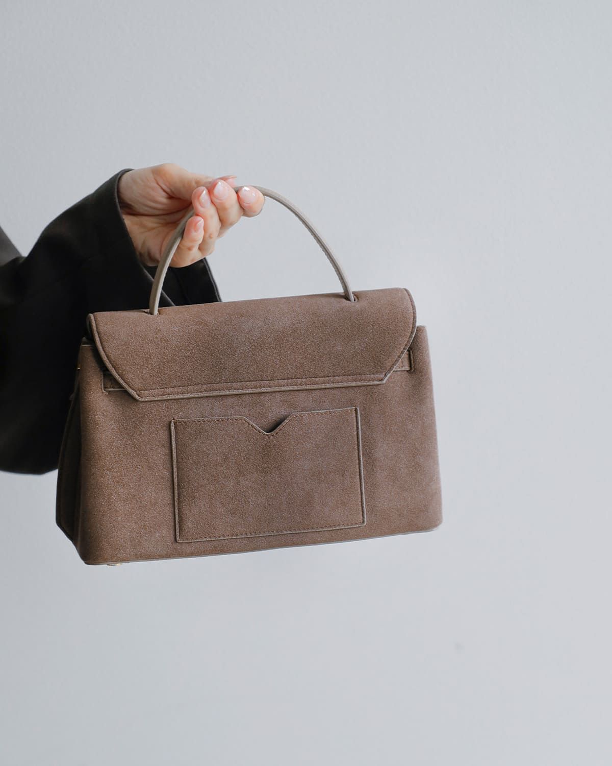 TOV トーヴ ウルトラスエード レザー クロスリボン 2way ショルダー