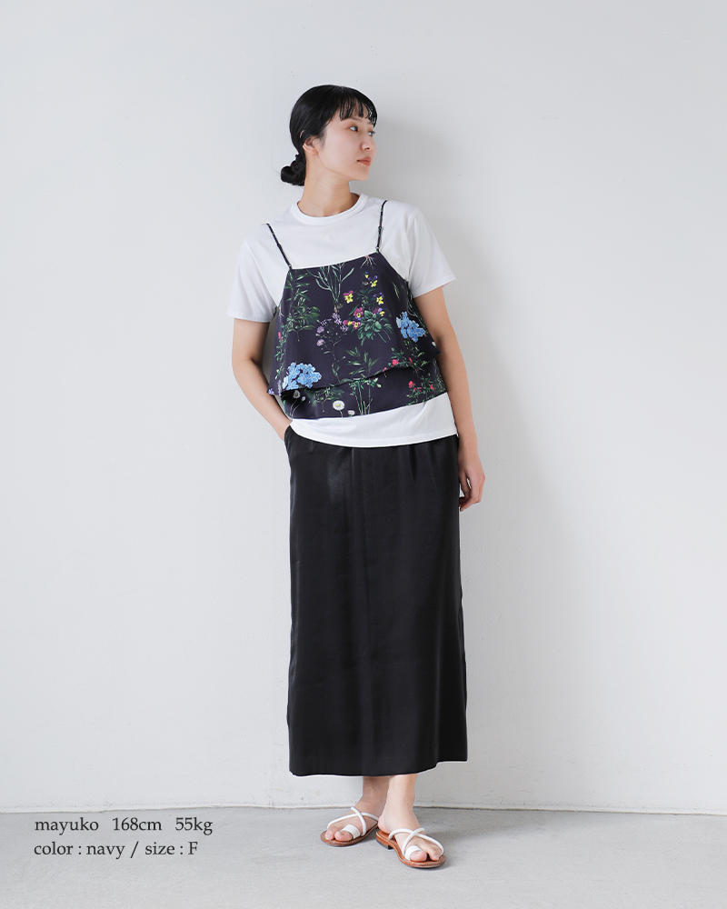 TICCA ティッカ 2way フラワー プリント ビスチェ tbfs-421 レディース