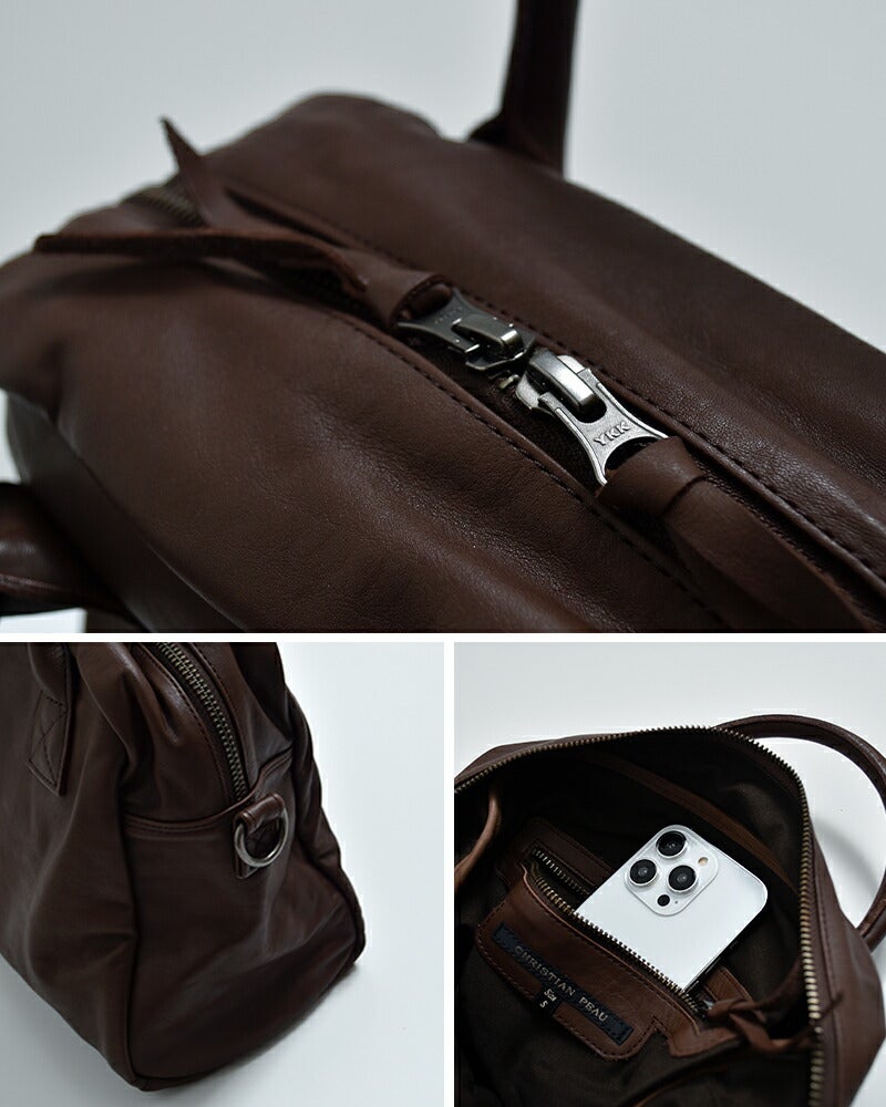 CHRISTIAN PEAU クリスチャンポー 2way カウレザー バッグ 06456-1-cp