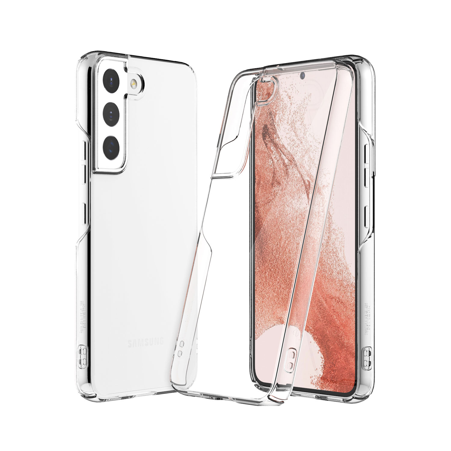 Galaxy S22 / S22 Ultra】NUKIN クリアケース 背面カバー - 【公式