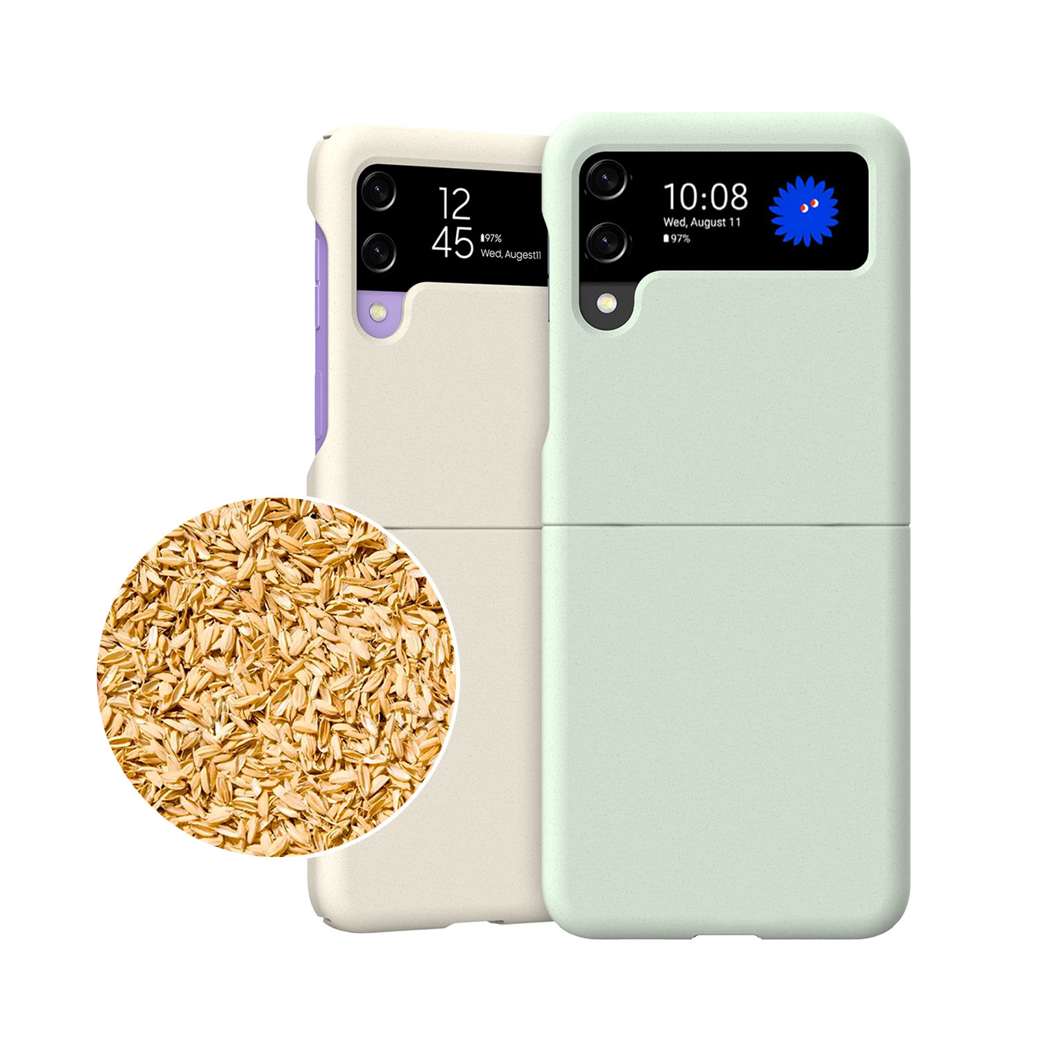 Galaxy Z Flip3 5G】環境にやさしい バイオプラスチックケース