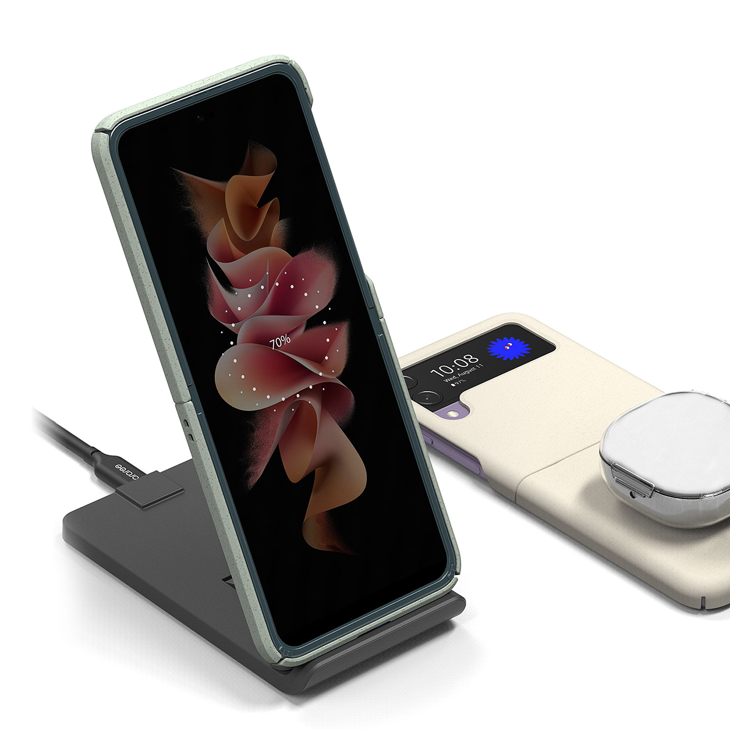 Galaxy Z Flip3 5G】環境にやさしい バイオプラスチックケース