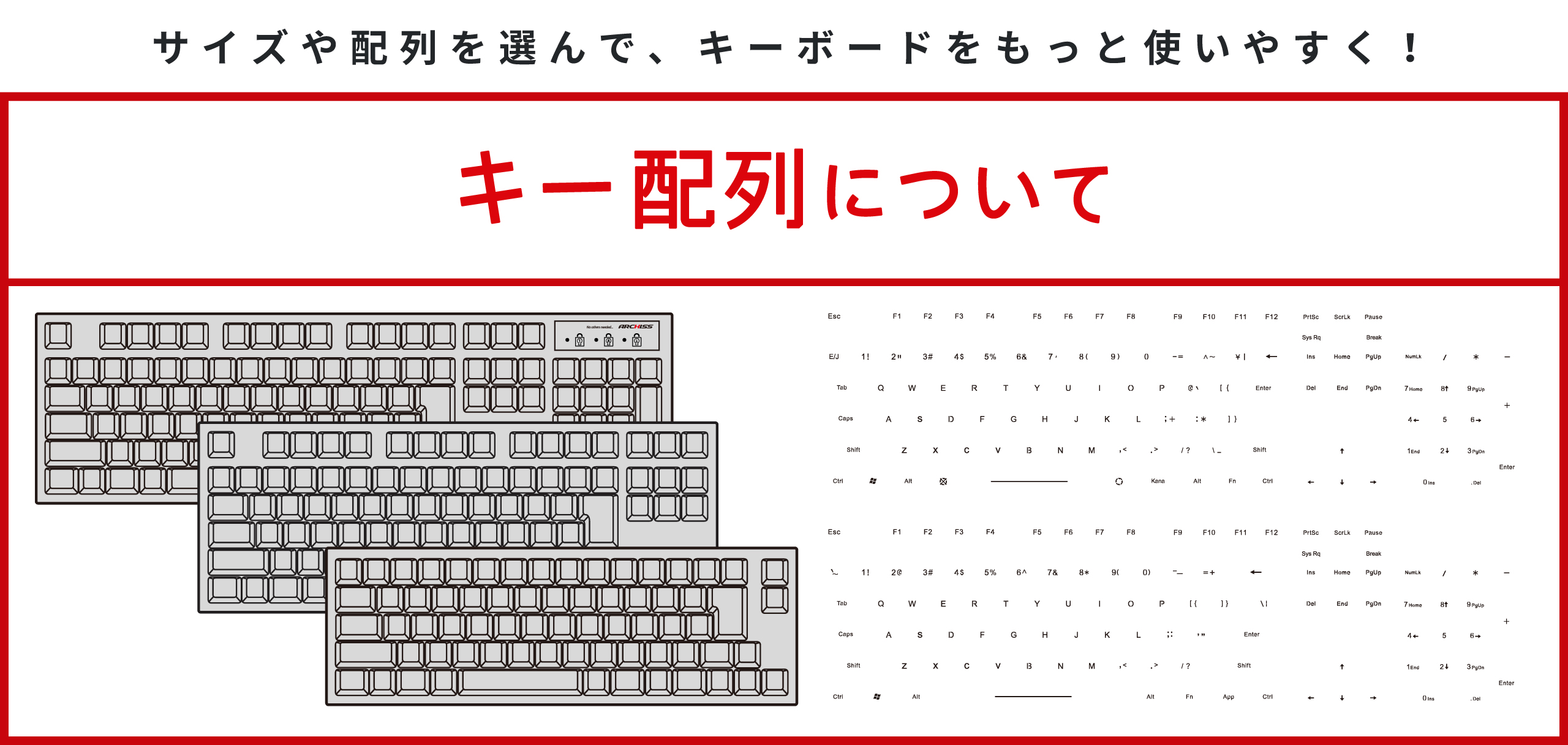キー配列について（日本語 / 英語、物理 / 論理配列など）- 株式会社