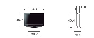 A1・A1S・A1L/外観・仕様｜テレビ｜REGZA：東芝